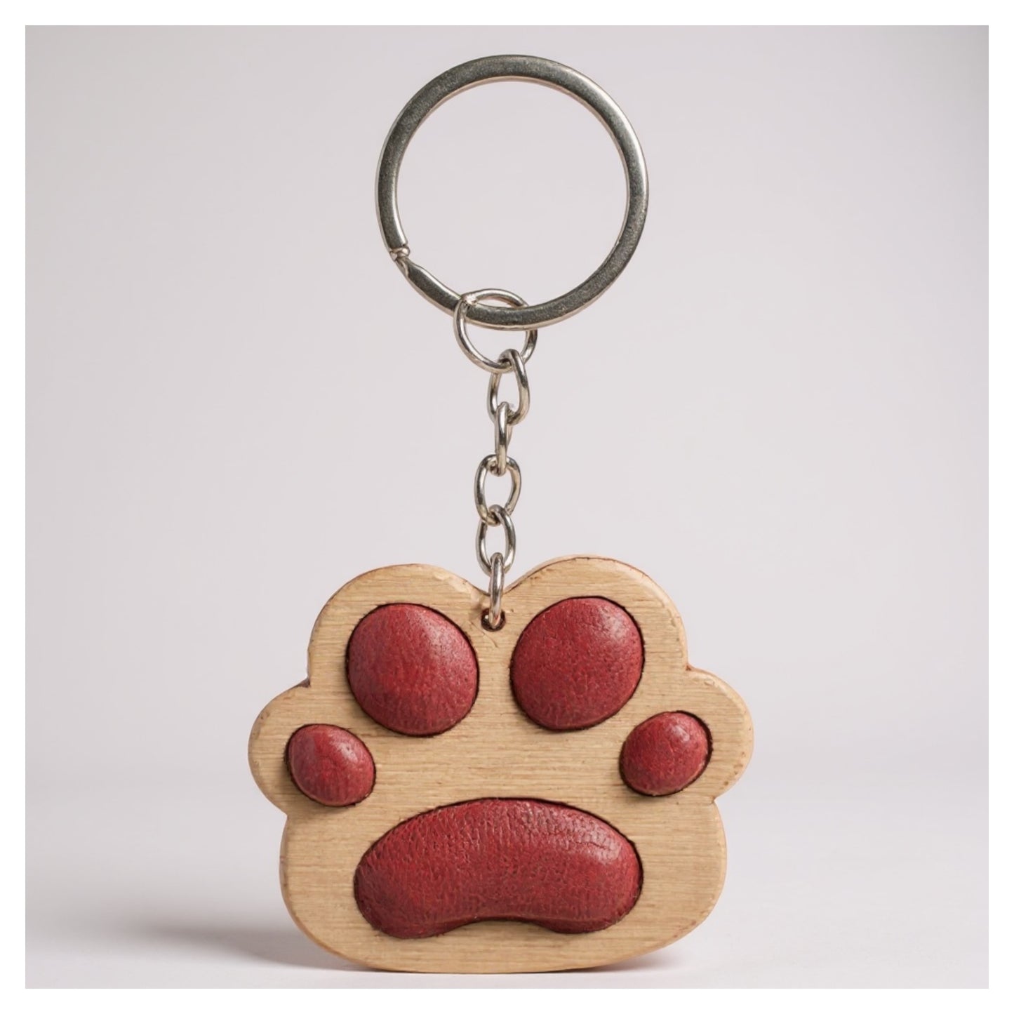 Koira-tassu avaimenperä personoitu LAHJAKSI (punaruskea)