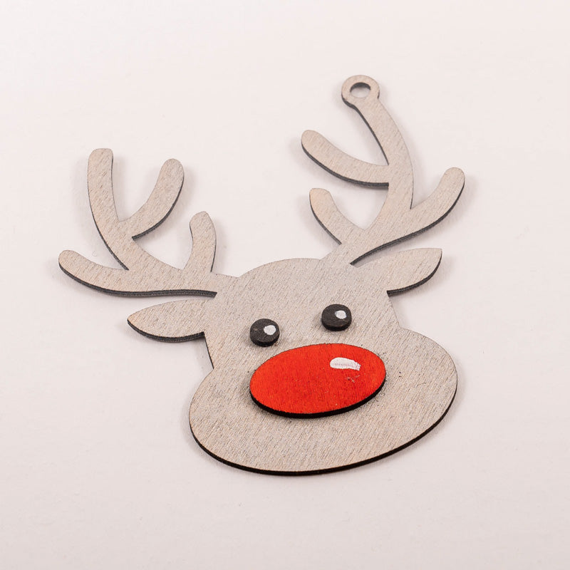 Christmas decoration, Petteri red snout, set of 3