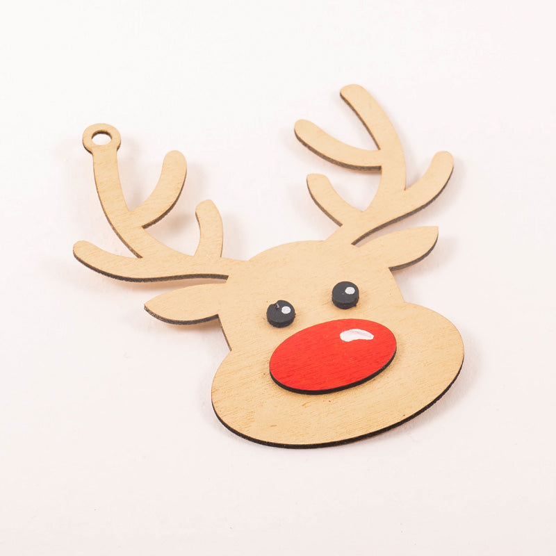 Christmas decoration, Petteri red snout, set of 3